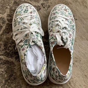 Floral sneakers